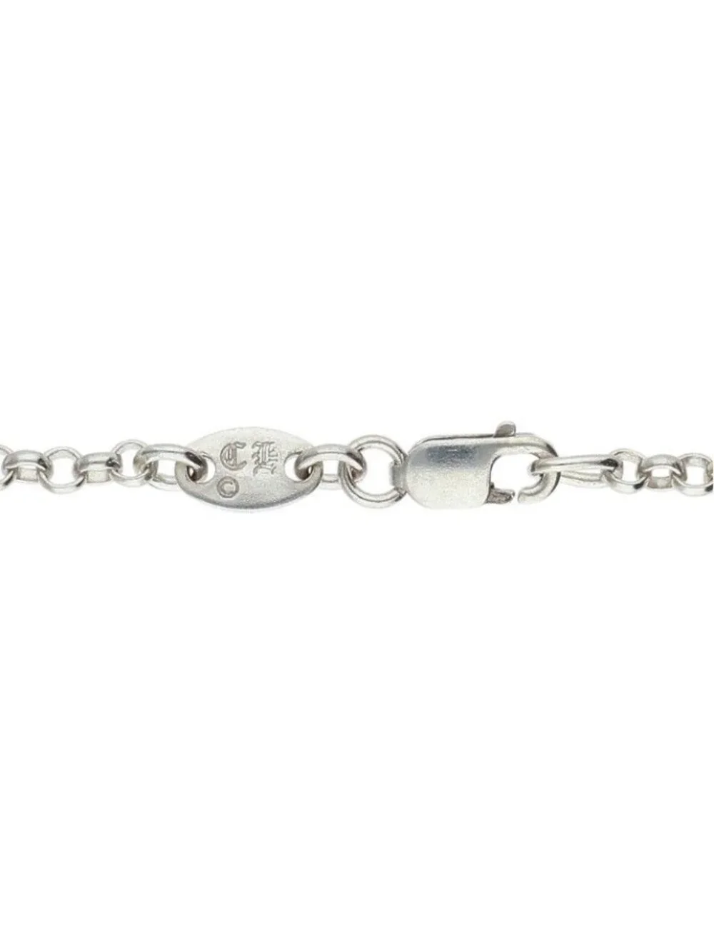 Chrome Hearts Roll Chain Silver Necklace